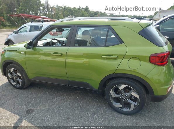 KMHRC8A33PU229583 2023 HYUNDAI VENUE Green Սալոնի 360 աստիճան տեսք