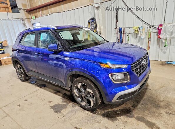 KMHRC8A33PU249526 2023 HYUNDAI VENUE Blue Przód prawy