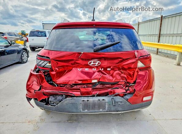 KMHRC8A33RU294856 2024 HYUNDAI VENUE Red Հետևի տեսք