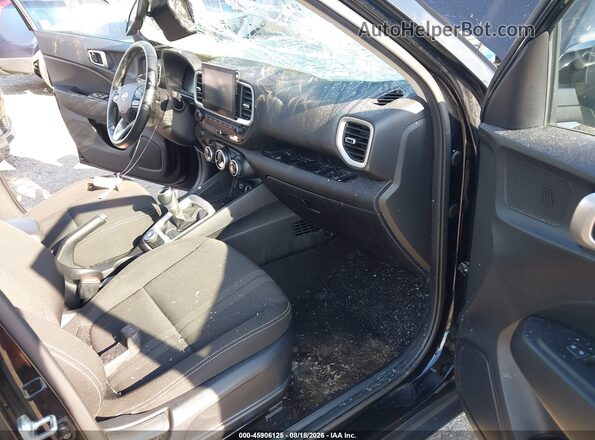 KMHRC8A33SU376933 2025 HYUNDAI VENUE Black Widok wnętrza z przodu
