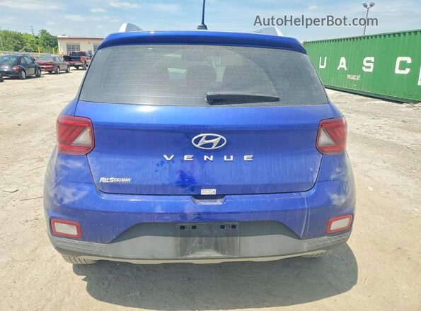 KMHRC8A33SU377161 2025 HYUNDAI VENUE Blue Вид ззаду
