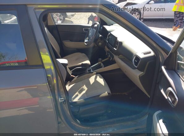 KMHRC8A34LU019066 2020 HYUNDAI VENUE Gray Вид салону спереду