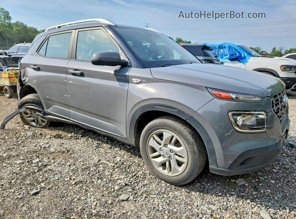 KMHRC8A34LU032237 2020 HYUNDAI VENUE Gray Delantero derecho