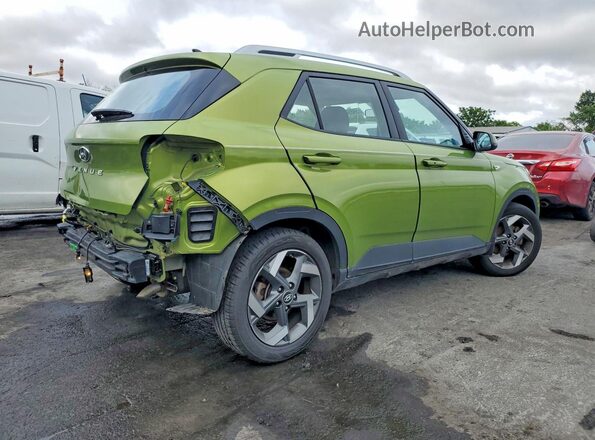 KMHRC8A34MU127639 2021 HYUNDAI VENUE Green Trasero derecho