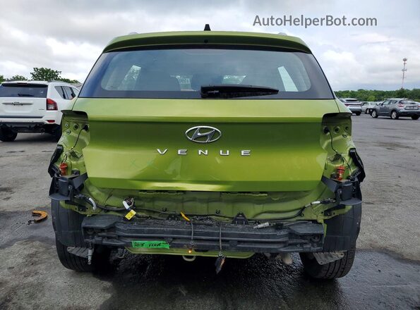 KMHRC8A34MU127639 2021 HYUNDAI VENUE Green Vista trasera