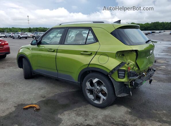 KMHRC8A34MU127639 2021 HYUNDAI VENUE Green Trasero izquierdo