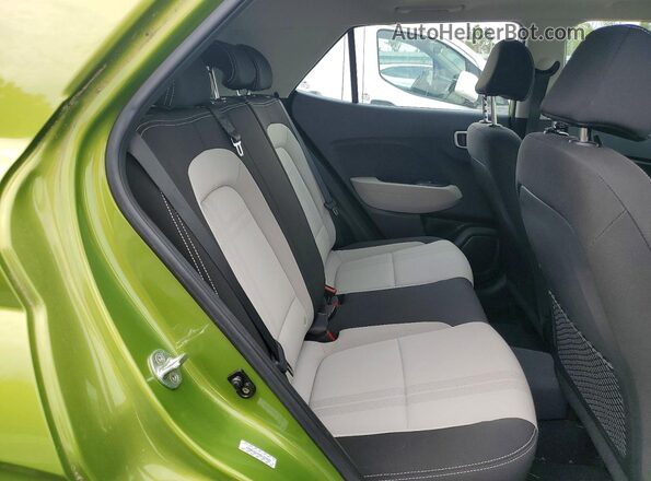 KMHRC8A34MU127639 2021 HYUNDAI VENUE Green Vista de los asientos traseros