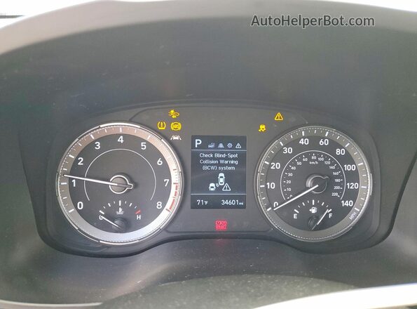 KMHRC8A34NU195053 2022 HYUNDAI VENUE Silver Вид щитка приладів