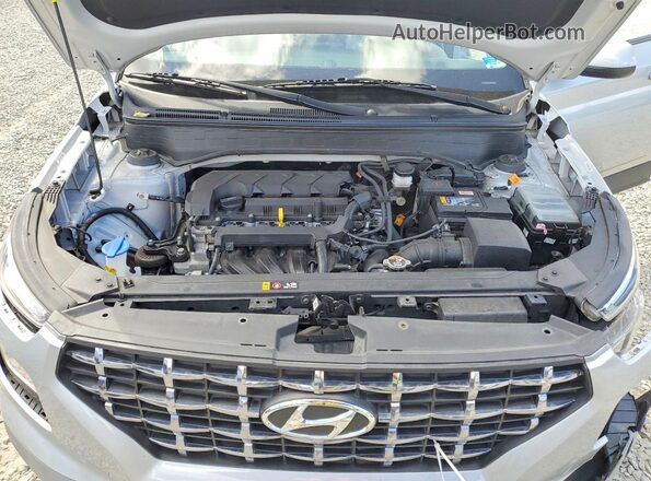 KMHRC8A34NU195053 2022 HYUNDAI VENUE Silver Вид підкапотного простору