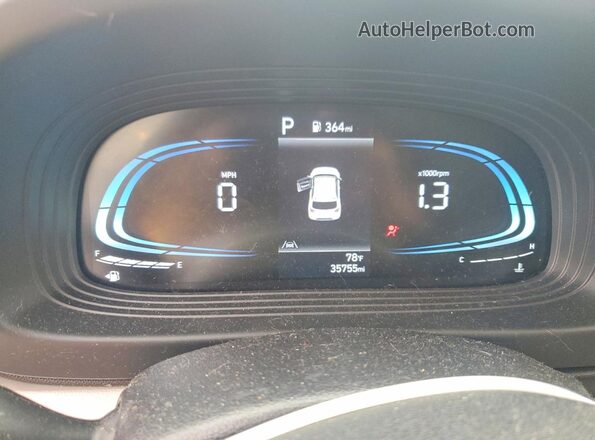 KMHRC8A34PU246456 2023 HYUNDAI VENUE Серебряный Вид щитка приборов