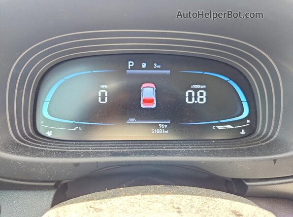 KMHRC8A34RU285566 2024 HYUNDAI VENUE Blue Սարքավորումների վահանակի տեսք