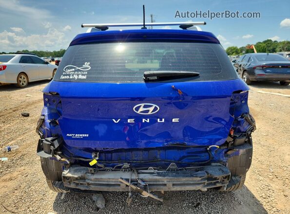 KMHRC8A34RU285566 2024 HYUNDAI VENUE Blue Հետևի տեսք