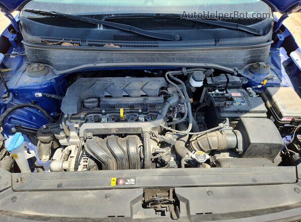 KMHRC8A34RU285566 2024 HYUNDAI VENUE Blue Սալոնի հետևի տեսք
