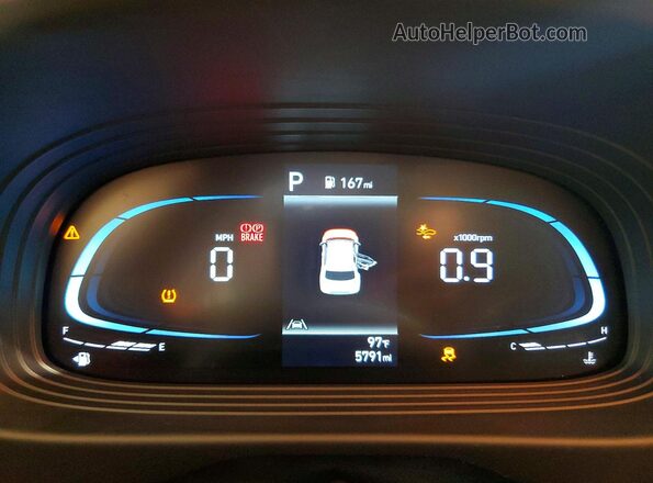 KMHRC8A34TU471339 2026 HYUNDAI VENUE Gray ხელსაწყოთა პანელის ხედი