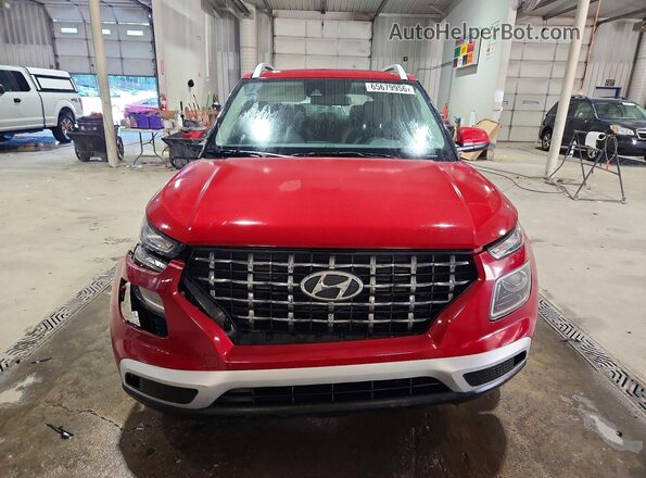 KMHRC8A35LU034126 2020 HYUNDAI VENUE Red Widok z przodu