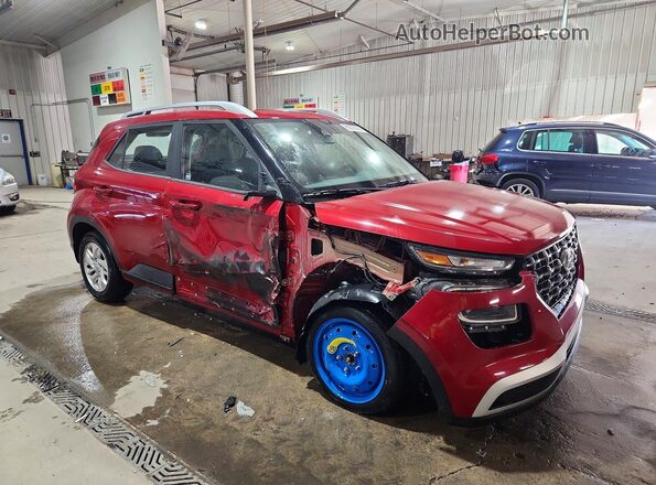 KMHRC8A35LU034126 2020 HYUNDAI VENUE Red Przód prawy