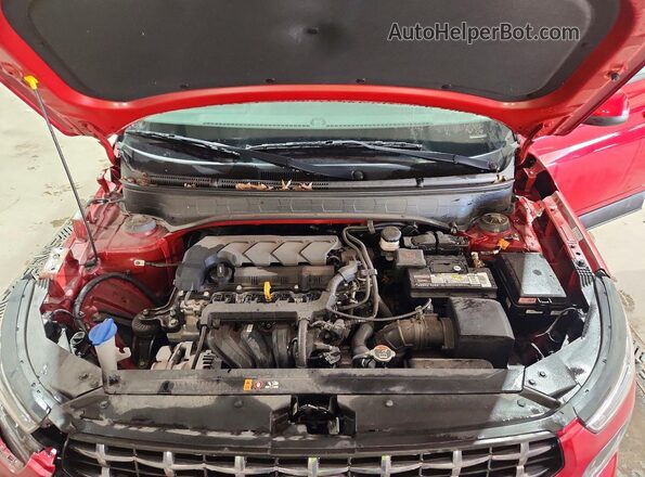 KMHRC8A35LU034126 2020 HYUNDAI VENUE Red Widok komory silnika
