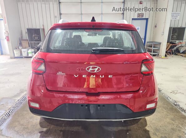 KMHRC8A35LU034126 2020 HYUNDAI VENUE Red Widok z tyłu