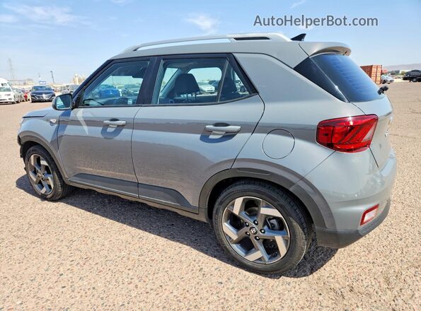 KMHRC8A35MU114009 2021 HYUNDAI VENUE Gray უკანა მარცხენა