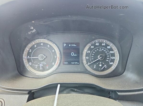 KMHRC8A35MU114009 2021 HYUNDAI VENUE Gray ხელსაწყოთა პანელის ხედი