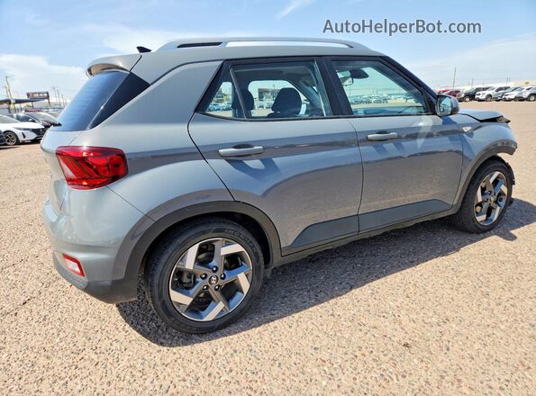 KMHRC8A35MU114009 2021 HYUNDAI VENUE Gray უკანა მარჯვენა