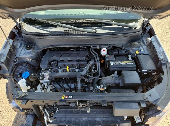 KMHRC8A35MU114009 2021 HYUNDAI VENUE Gray ძრავის განყოფილების ხედი