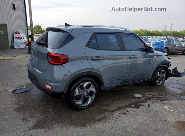 KMHRC8A35NU132835 2022 HYUNDAI VENUE Gray Rear right