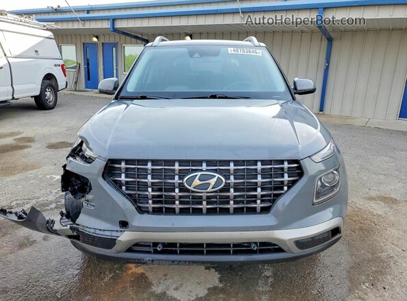 KMHRC8A35NU132835 2022 HYUNDAI VENUE Gray Front view