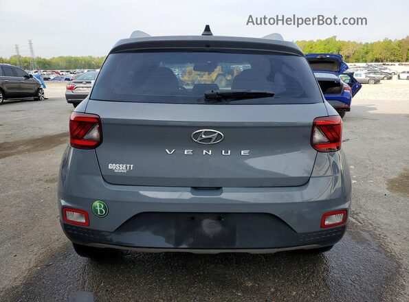 KMHRC8A35NU132835 2022 HYUNDAI VENUE Gray Rear view