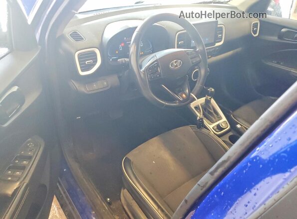 KMHRC8A35PU224465 2023 HYUNDAI VENUE Blue Dashboard view