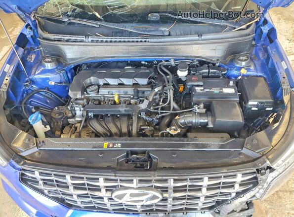 KMHRC8A35PU224465 2023 HYUNDAI VENUE Blue Engine compartment view