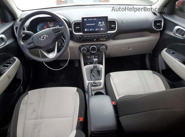 KMHRC8A35PU240830 2023 HYUNDAI VENUE Красный Вид панели приборов
