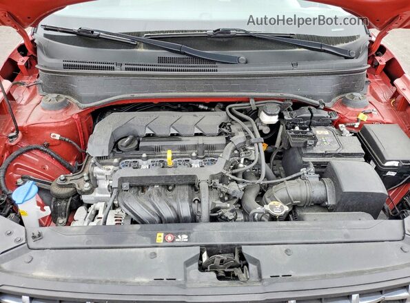 KMHRC8A35PU240830 2023 HYUNDAI VENUE Красный Вид задней части салона