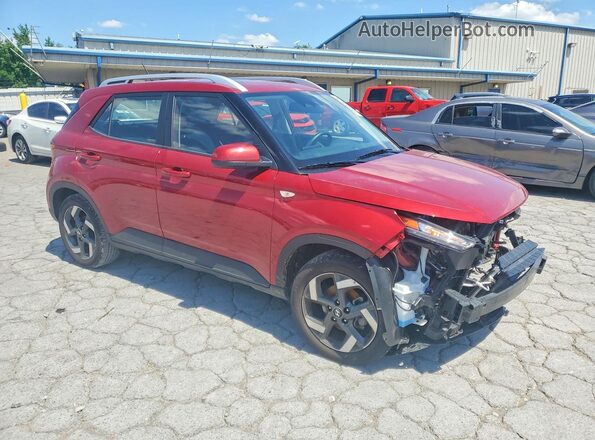 KMHRC8A35SU413481 2025 HYUNDAI VENUE Red Przód prawy
