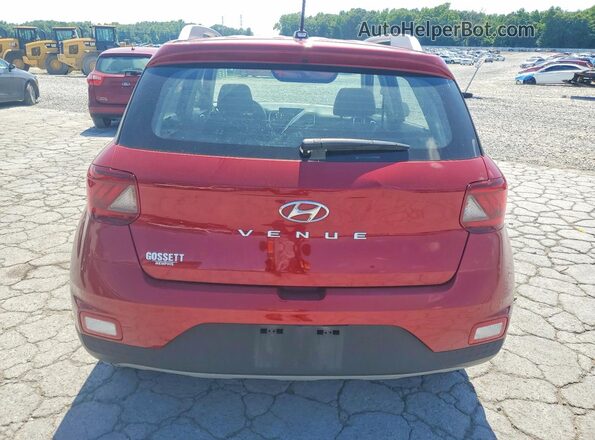 KMHRC8A35SU413481 2025 HYUNDAI VENUE Red Widok z tyłu