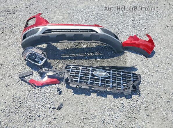 KMHRC8A36MU084759 2021 HYUNDAI VENUE Red Widok naklejki z numerem VIN