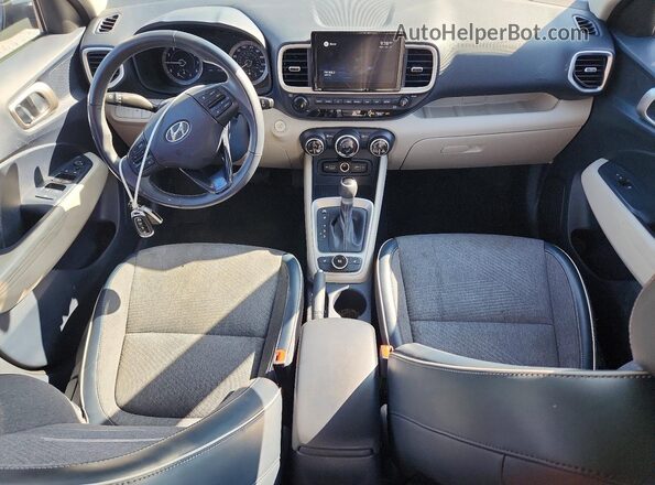 KMHRC8A36NU171448 2022 HYUNDAI VENUE Blue წინა პანელის ხედი