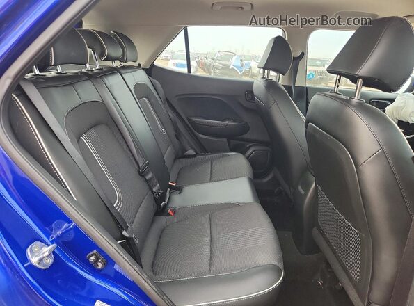 KMHRC8A36NU188251 2022 HYUNDAI VENUE Blue Вид задніх сидінь