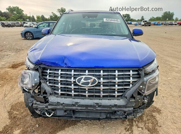 KMHRC8A36NU188251 2022 HYUNDAI VENUE Blue Вид спереду