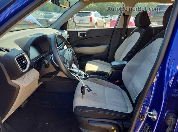 KMHRC8A36PU213071 2023 HYUNDAI VENUE Blue წინა სალონის ხედი