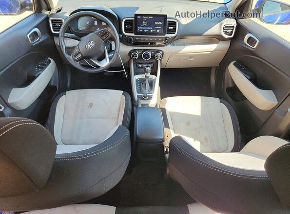 KMHRC8A36PU213071 2023 HYUNDAI VENUE Blue წინა პანელის ხედი