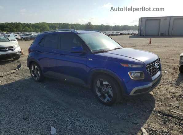 KMHRC8A36PU219517 2023 HYUNDAI VENUE Синий Передняя правая четверть