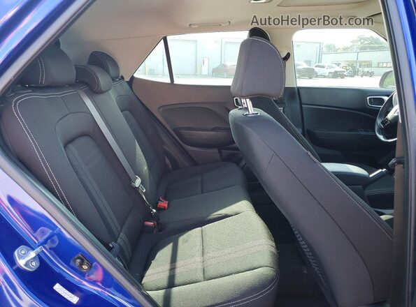 KMHRC8A36PU219517 2023 HYUNDAI VENUE Синий Вид задней части салона