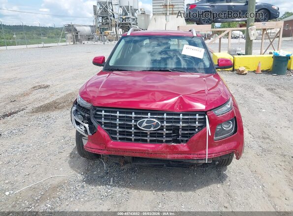 KMHRC8A36PU228752 2023 HYUNDAI VENUE Red Սարքավորումների վահանակի տեսք
