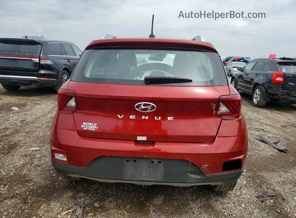 KMHRC8A36RU299999 2024 HYUNDAI VENUE Red Rear view