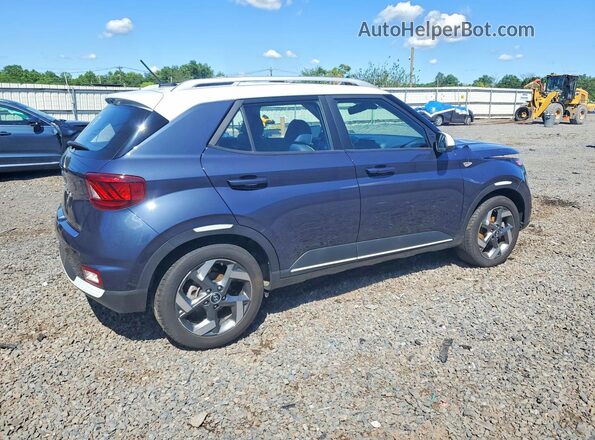 KMHRC8A36RU323881 2024 HYUNDAI VENUE Blue Rear right