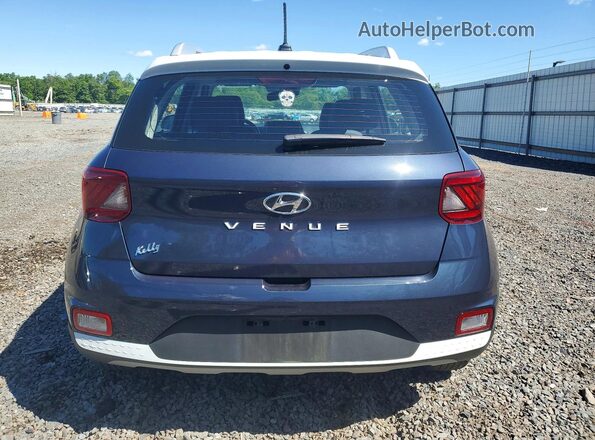 KMHRC8A36RU323881 2024 HYUNDAI VENUE Blue Rear view