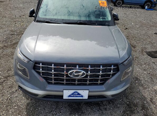 KMHRC8A37LU041188 2020 HYUNDAI VENUE Gray ძრავის განყოფილების ხედი
