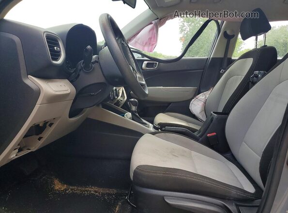 KMHRC8A37LU041188 2020 HYUNDAI VENUE Gray წინა სალონის ხედი