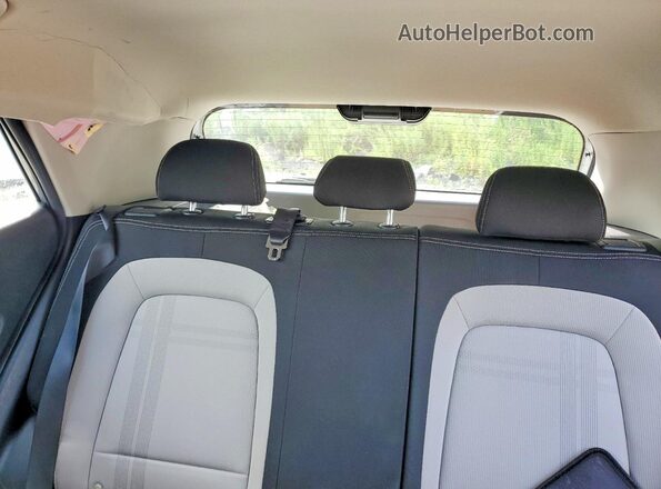 KMHRC8A37LU041188 2020 HYUNDAI VENUE Gray უკანა სავარძლების ხედი